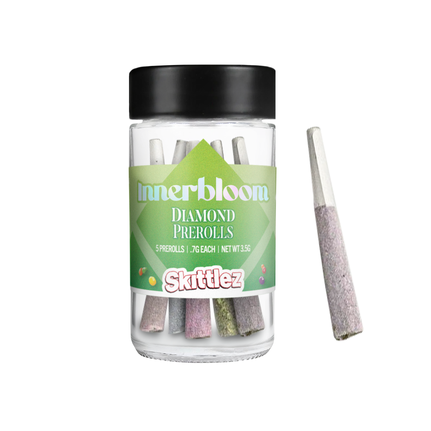 3.5G de Pre-Rolls Coloridos - Skittlez - Sativa